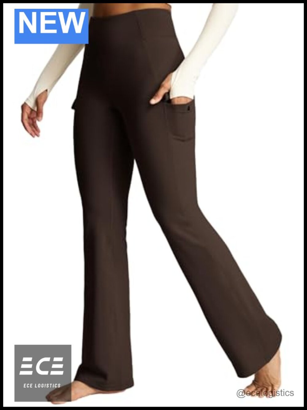 Fleece Lined Waterproof Hiking Pants Thermal Warm Women's Cargo Leggings